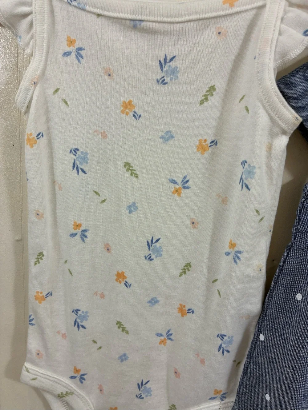 Carter's Blue Polka Dot Two-Piece Baby Outfit